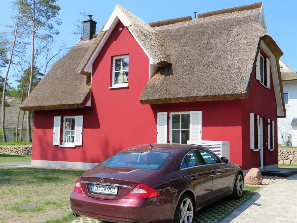 Reetdachhaus Am Haff Mit Sauna, Terrasse, Wlan Zirchow Exteriér fotografie
